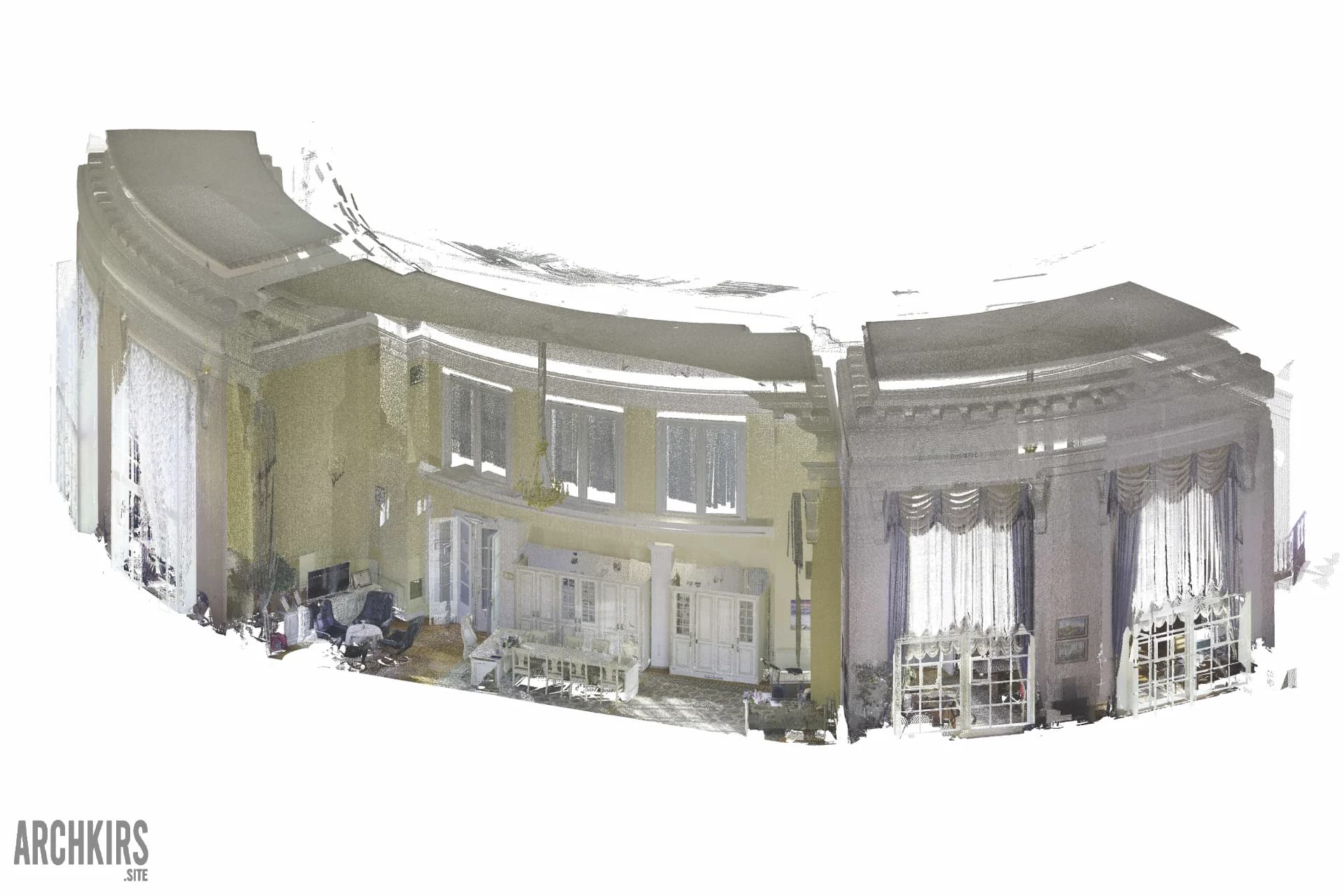 Point cloud: interior overview