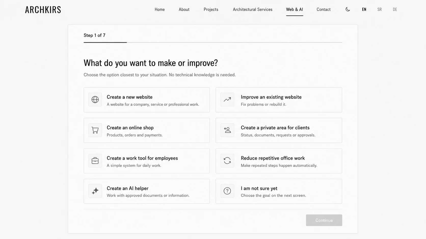 Web & AI Project Estimator